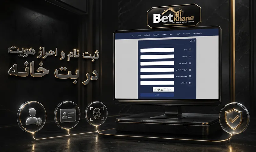 ثبت نام و احراز هویت در بت خانه